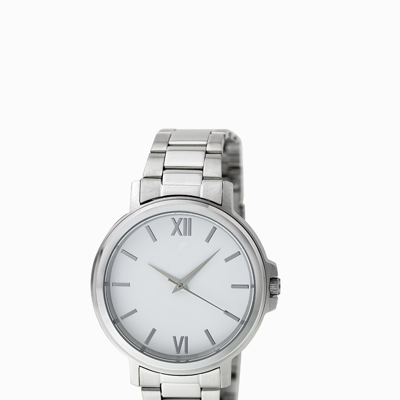 Iconic Link - Silver watch with White dial 36mm | DW